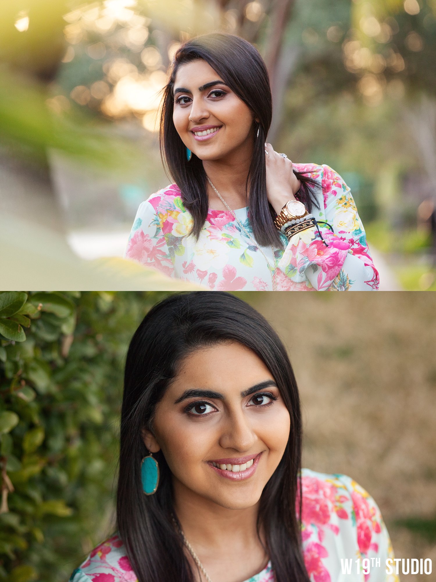 Modern affordable high school senior portraits