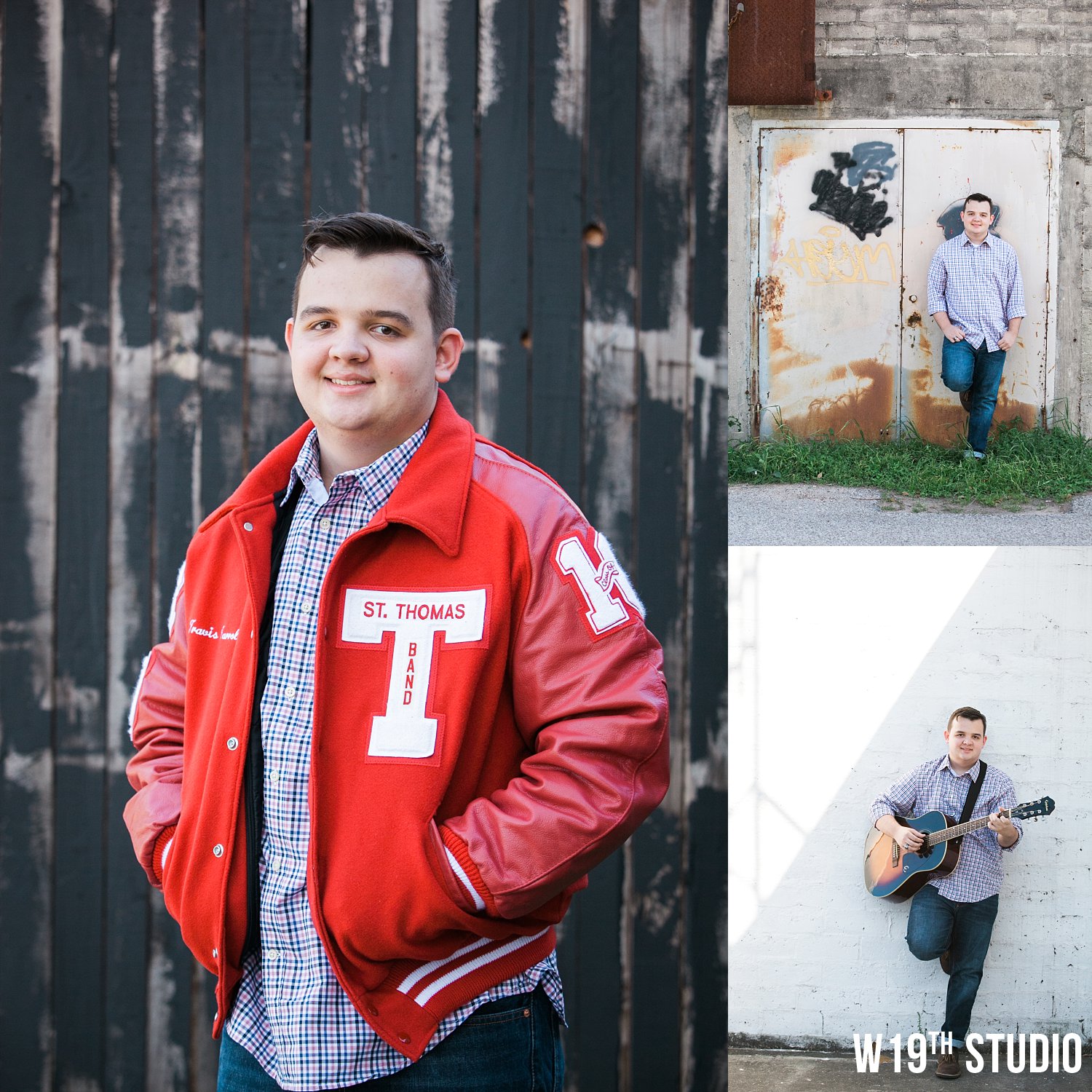 Modern affordable high school senior portraits