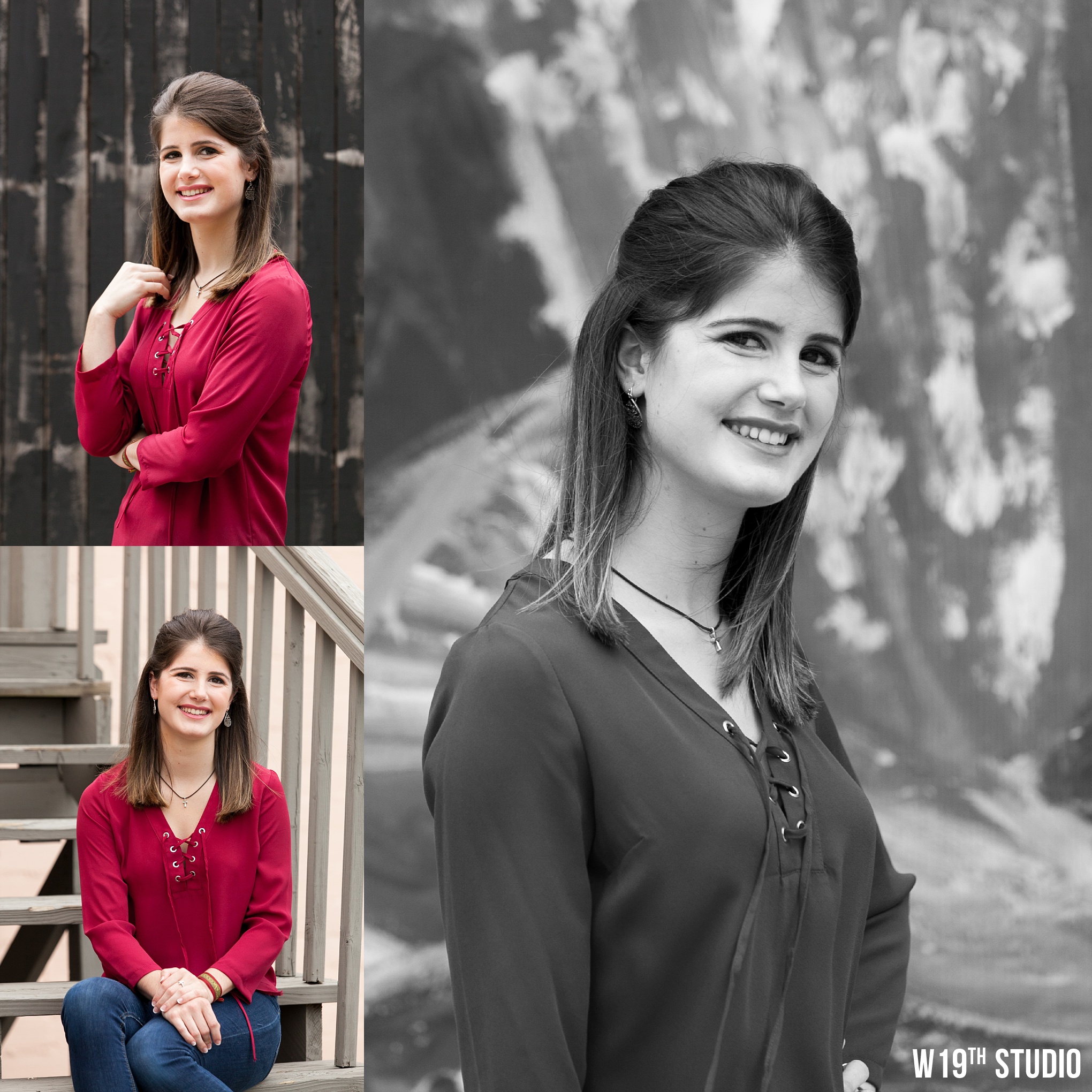 Modern affordable high school senior portraits