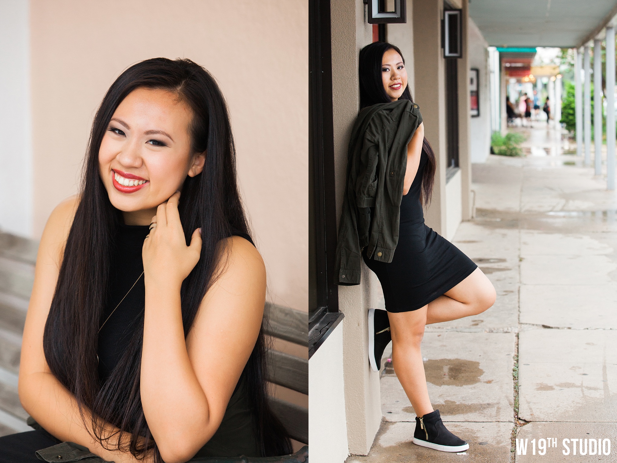 Modern affordable high school senior portraits